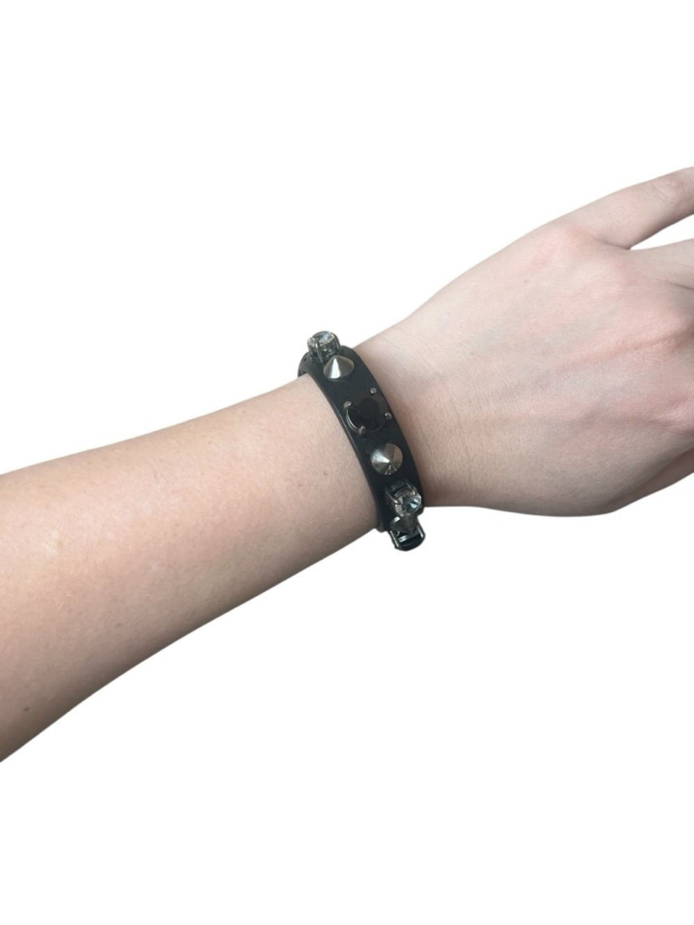 MIU MIU Studded & Crystal Wrap Bracelet - Picture 11 of 13
